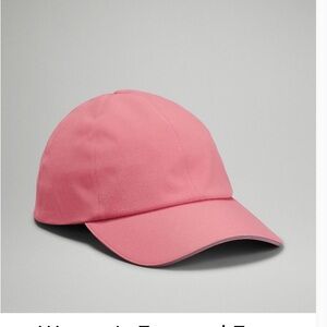 Lululemon women’s fast and free running hat, color: brier rose/pink